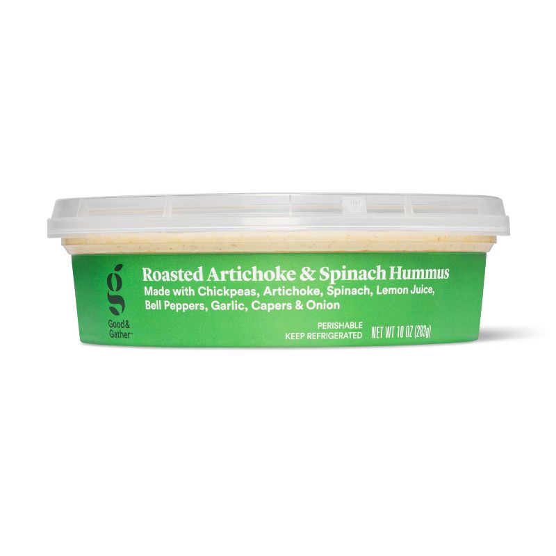 Roasted Artichoke and Spinach Hummus - 10oz - Good & Gather&#8482;, 5 of 8