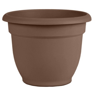 6" Ariana Planter with Self Watering Grid - Chocolate - Bloem