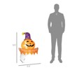 SEVOBAL Inflatable Holiday Decorations 3.4ft Holiday Window Sticker Ghost Patio Decoration for Garden, Lawn, Holiday Party, Orange, 6.3"*6.3"*4.7" - 3 of 4