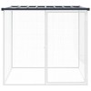 vidaXL Chicken Cage Anthracite Galvanized Steel Medium Durable - 3 of 4