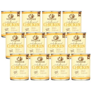 Wellness Grain Free 95% Chicken Dog Canned Food - Case of 12/13.2 oz - 1 of 4