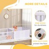 Akoasm Comfortable Dogs Whelping Box & Newborn Puppy Playpen With Removable Doors Indoors-White - 3 of 4