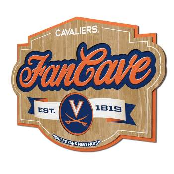 NCAA Virginia Cavaliers 3D Fan Cave Sign, Multi-Layered Wall Display, Official Team Memorabilia