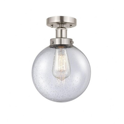 Beacon - 1 Light Semi-Flush Mount In Industrial Style-8.25 Inches Tall and 6.5 Inches Wide