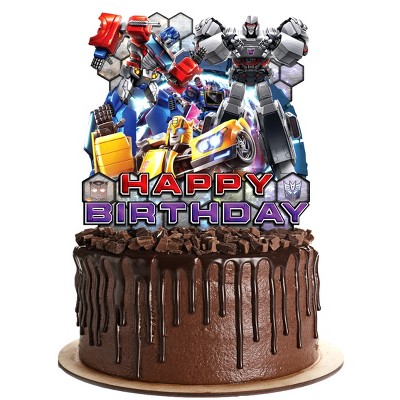 Treasures Gifted Transformers Cake Topper - Transformers Party Supplies