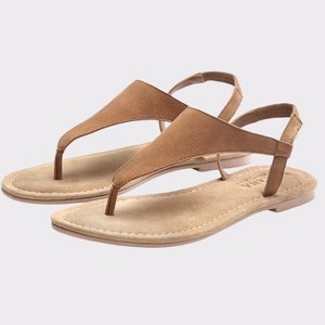 Women's Suede Sandals - LASCANA - 1 of 4
