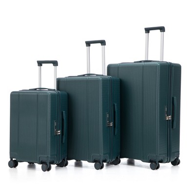 KTMBDW 20"/24"/28" 3 pcs/set in ABS Spinner Wheel Luggage, Carry on Suitcase, TSA Combination Lock