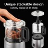 Proctor Silex 3.5 Cup Food Chopper Gray - 72870: Electric Veggie Chopper & Dicer, Dishwasher-Safe, 350W, Silver - 2 of 4