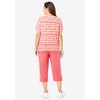 Woman Within Plus Size 2-Piece Tunic And Capri Set - 3 of 4