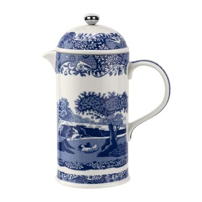 Spode Blue Italian 28 Oz Cafetiere (French Press)