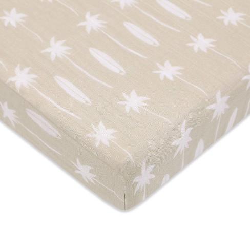 Babyletto Beach Bum Muslin Mini Crib Sheet - image 1 of 4