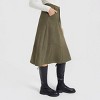 Women's Faux Suede Midi A-Line Skirt - Universal Thread™ - 3 of 4
