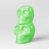 Glass Glow Stacked Skulls Figurine - Hyde and EEK! Boutique™ Neon Green - 3 of 3