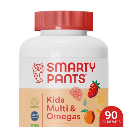 Smartypants Kids Multi & Omega 3 Fish Oil Gummy Vitamins With D3, C & B12 - 90  Ct : Target