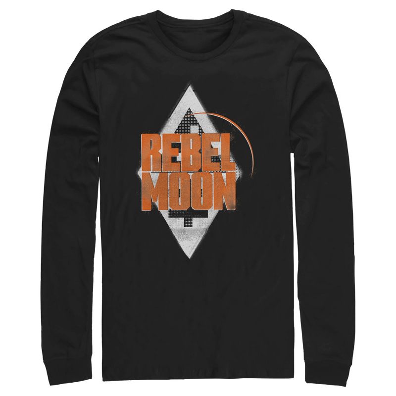 Men's Rebel Moon Badge Logo Long Sleeve Shirt, 1 of 5