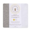 Burt's Bees Baby® Organic Solid Bassinet Sheet - White Gray - 2pk - image 2 of 2