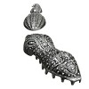 3" Aluminum Garden Gator Outdoor Sculpture: Rust-Free, Traditional Style - Oakland Living - 2 of 3