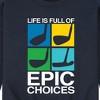 Men's - Instant Message - Life is Full of Epic Choice Golf Graphic Fleece Sweatshirt - 2 of 4