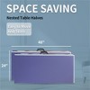 YONWAY Mid-Size Table Tennis Table Foldable Ping Pong Table Set for Games with Net,2 Table Tennis Paddles and Balls - 4 of 4