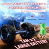 24V Kids ATV With 2 Seater, 4x200W Powerful Engine, Dual 7AH Batteries, Accelerator Handle, EVA Tires,  LED Lights & Music - 3 of 4
