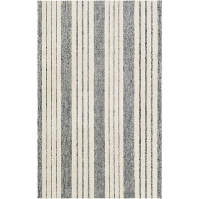 Mark & Day Dorkwerd 2'x3' Rectangle Woven Indoor Area Rugs White: Handwoven Viscose Wool, Bohemian Style, Dining & Living Room