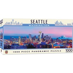 MasterPieces Panoramic Cityscapes Puzzle Cincinnati Ohio 1000 Pcs #71587 for sale online 