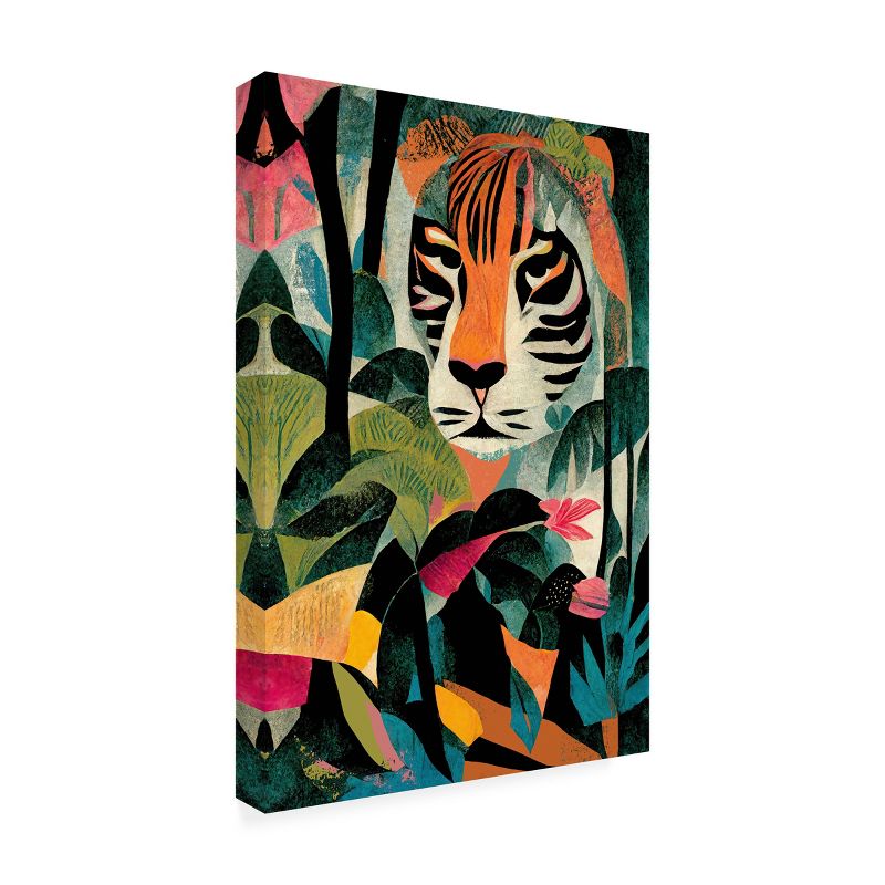 Treechild Jungle Tiger Outdoor Canvas Art, 2 of 8