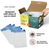 Commode Liners 100-Pack Toilet Bags for Adult Commode Chairs, Camp Toilet, Bucket - Leakproof, Hygienic Closure - Universal Fit - MedicalKingusa - 4 of 4