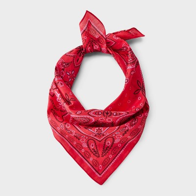 Women's Bandana Scarves - Universal Thread™ Red