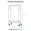 VIPEK R1 Rolling Clothes Rack with Jewelry Pegboards Organizer & Lockable Wheels & Removable Baskets - 4 of 4
