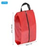 Unique Bargains Waterproof Outdoor Travel Portable Shoes Bags with Zipper 2 Pcs - 2 of 4