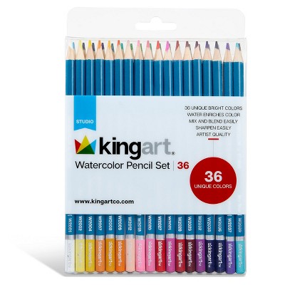 KINGART Watercolor Pencils 36 Colors