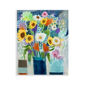 Stupell Industries Bright Sunflowers & Blooms Wall Plaque Art - 1 of 4