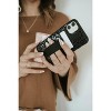 Walli Cases Blacked Out Leopard Phone Case with Wallet and Finger Strap - 2 of 4