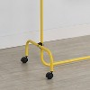 Kings Brand Furniture - Standard Rod Clothing Garment Rack, Rolling Clothes Organizer on Wheels for Hanging Clothes - 4 of 4