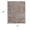 Brown Taupe and Tan Abstract Power Loom Area Rug - 3 of 4