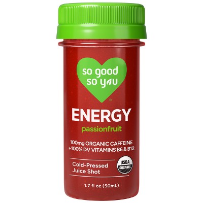 So Good So You Energy Passionfruit Organic Probiotic Shot - 1.7 fl oz