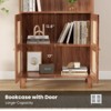 Okak Sideboard Buffet Cabinet, Accent Cabinet with 2 Doors and 5 Shelves, Storage Cabinet for Living Room, Entryway, Hallway, Office, Nature - 4 of 4