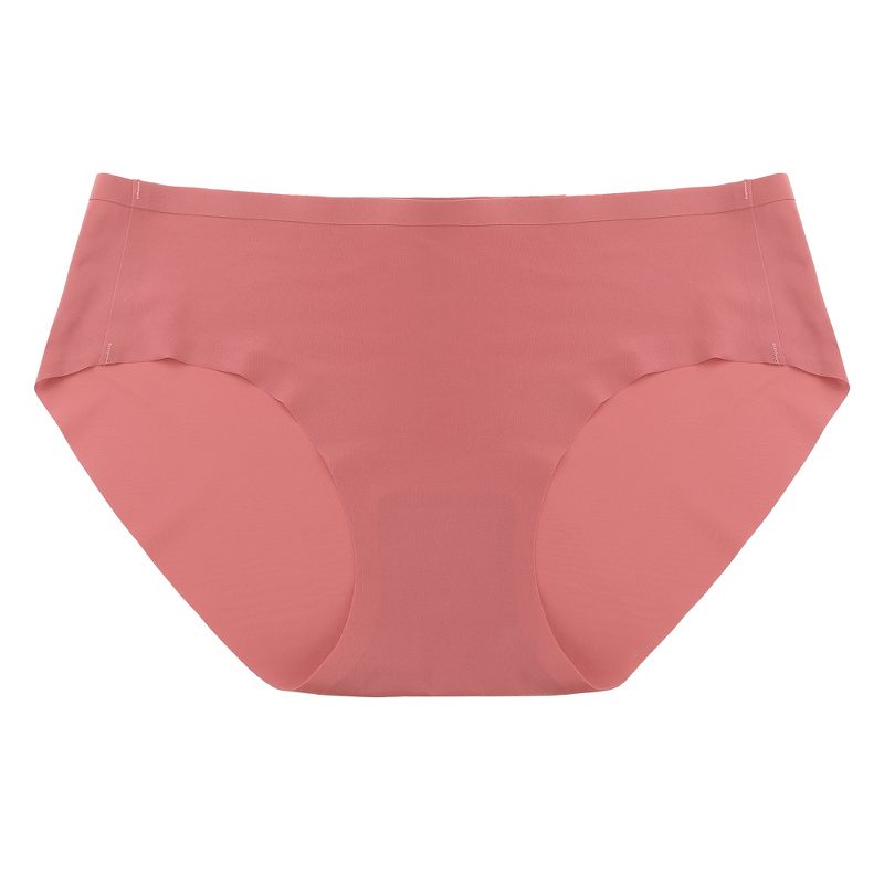 Agnes Orinda Women's Plus Size Panty High Rise Seamless Brief Laser Cut Underwear, 1 of 6