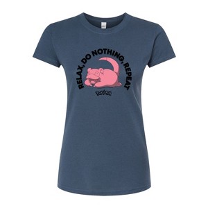 Women's - Pokémon - No Thoughts Fitted Graphic T-Shirt - 1 of 3