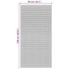 vidaXL Insect Door Curtain Dark Grey 90x220cm Bamboo, Fly Curtain, Door Mosquito Net, Beaded Fly Curtain - 3 of 4