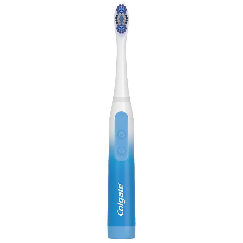 Colgate 360 Floss Tip Deep Reach Bristles Sonic Powered Battery Soft Toothbrush, 3 of 14