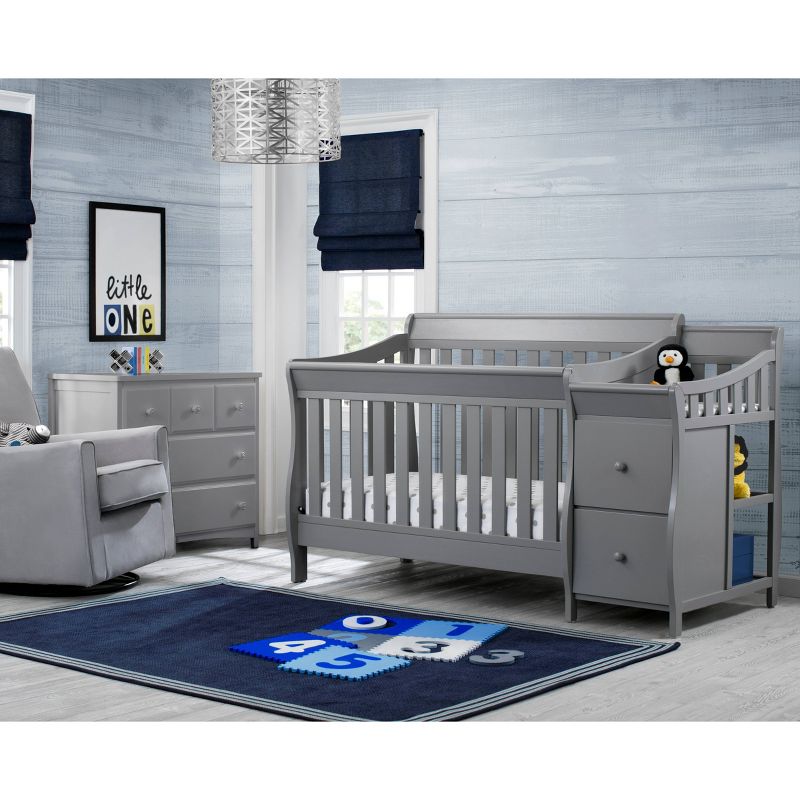 Delta Children Bentley Convertible Baby Crib and Changer, 4 of 11