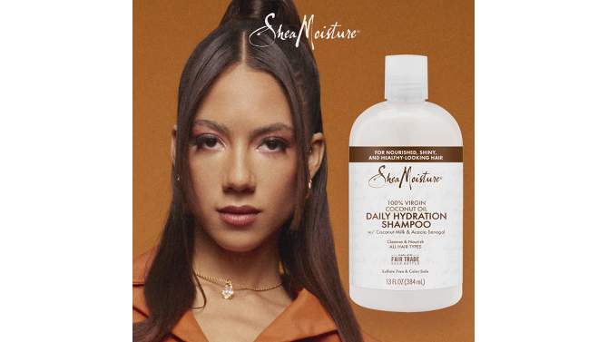 SheaMoisture Virgin Coconut Oil Shampoo Daily Hydration, 2 of 11, play video