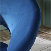 Maliang Velvet Upholstered Accent Chair with Gold Tone Finished Base - 4 of 4