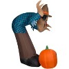 Gemmy Giant Animated Airblown Inflatable Haunted Scarecrow, 7.5 ft Tall, Brown - 3 of 3