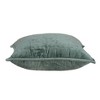 Parkland Collection,Tusha Sea Foam Solid Quilted Throw Pillow - 3 of 4