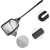 Unique Bargains Aquarium Fish Net Aquarium Fish Tank Accessories Small Fish Fine Net Black 42.5x13.5cm 2Pcs - 3 of 4