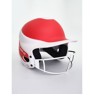 RIP-IT Vision Pro Matte Two Tone Softball Batting Helmet - Scarlet/White S/M - 1 of 1