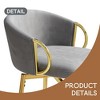 Leovsnove 30 inch dining chairs set of 2 Modern style 360°Swivel Bar Chairs with simple design, comfortable high stools - 4 of 4